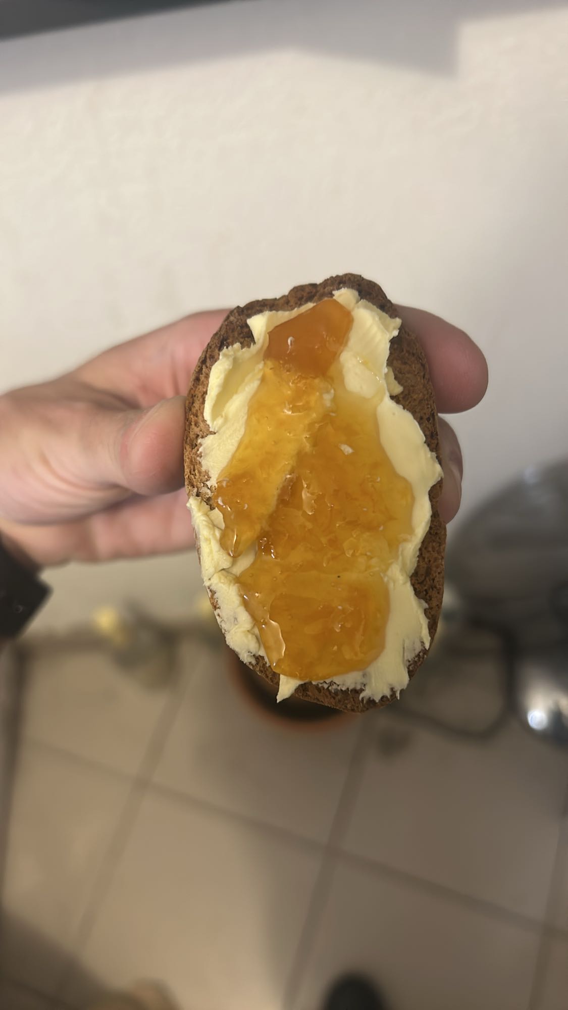 Tartine beurre confiture