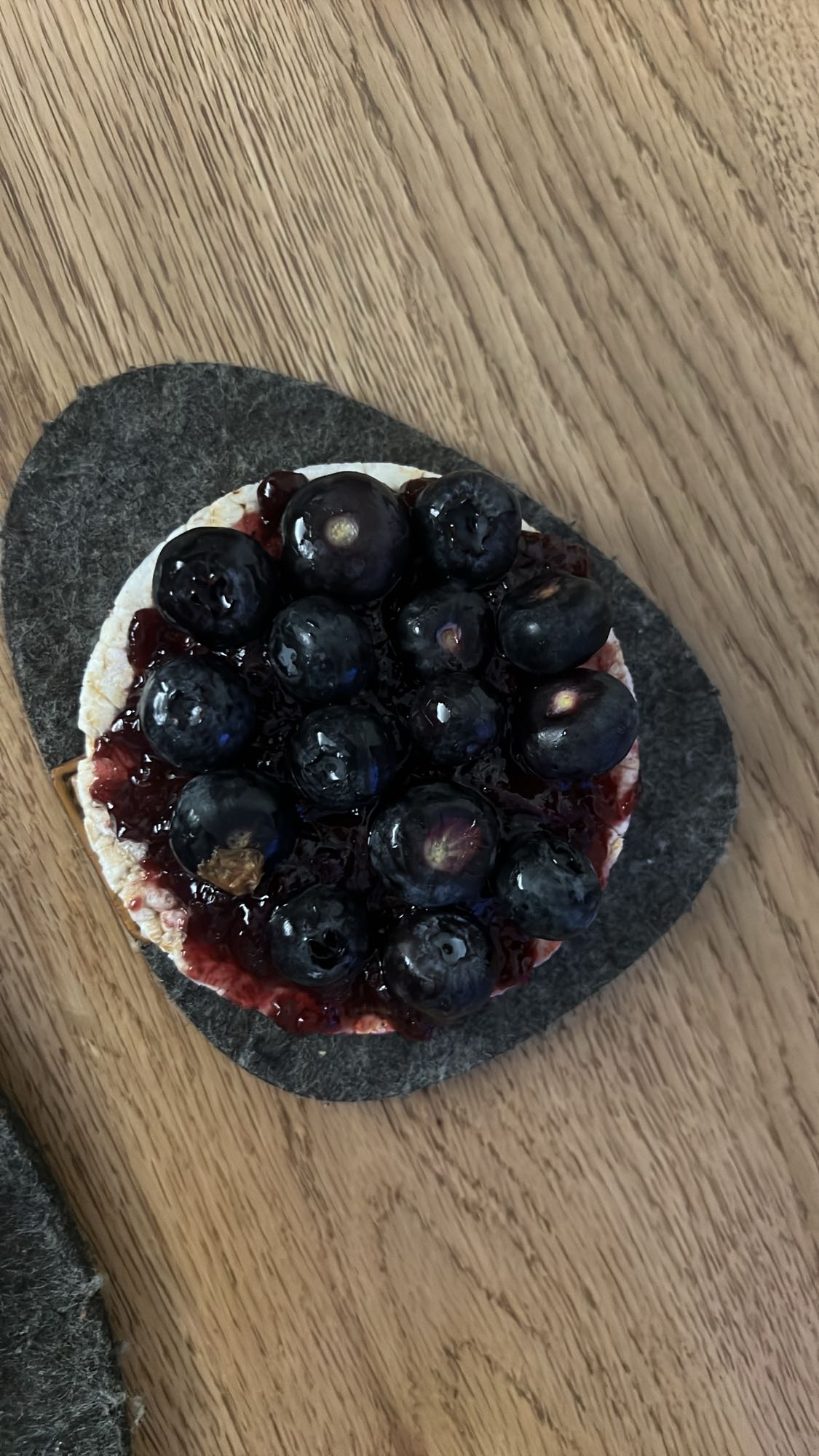 Arroz pastilla con arándanos