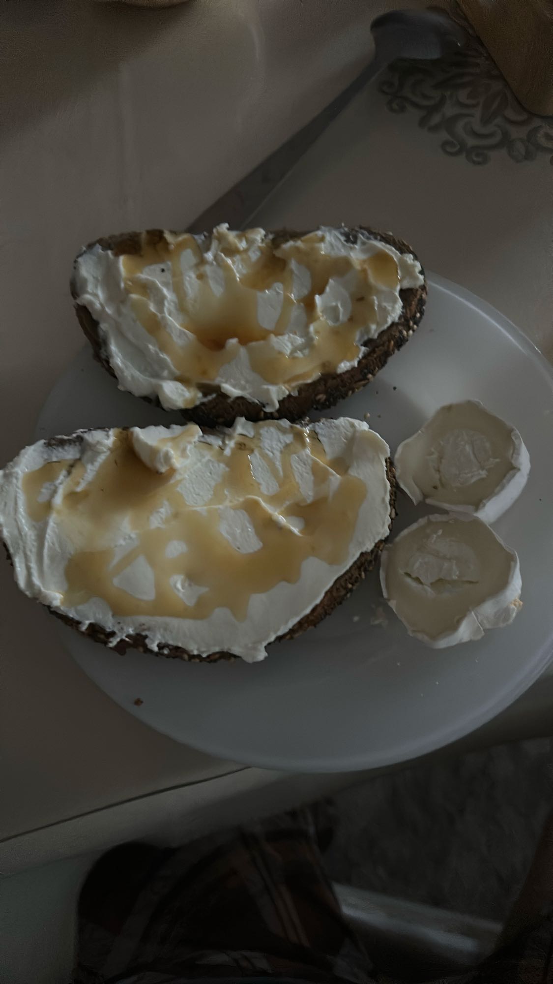 Tartines fromage miel chèvre
