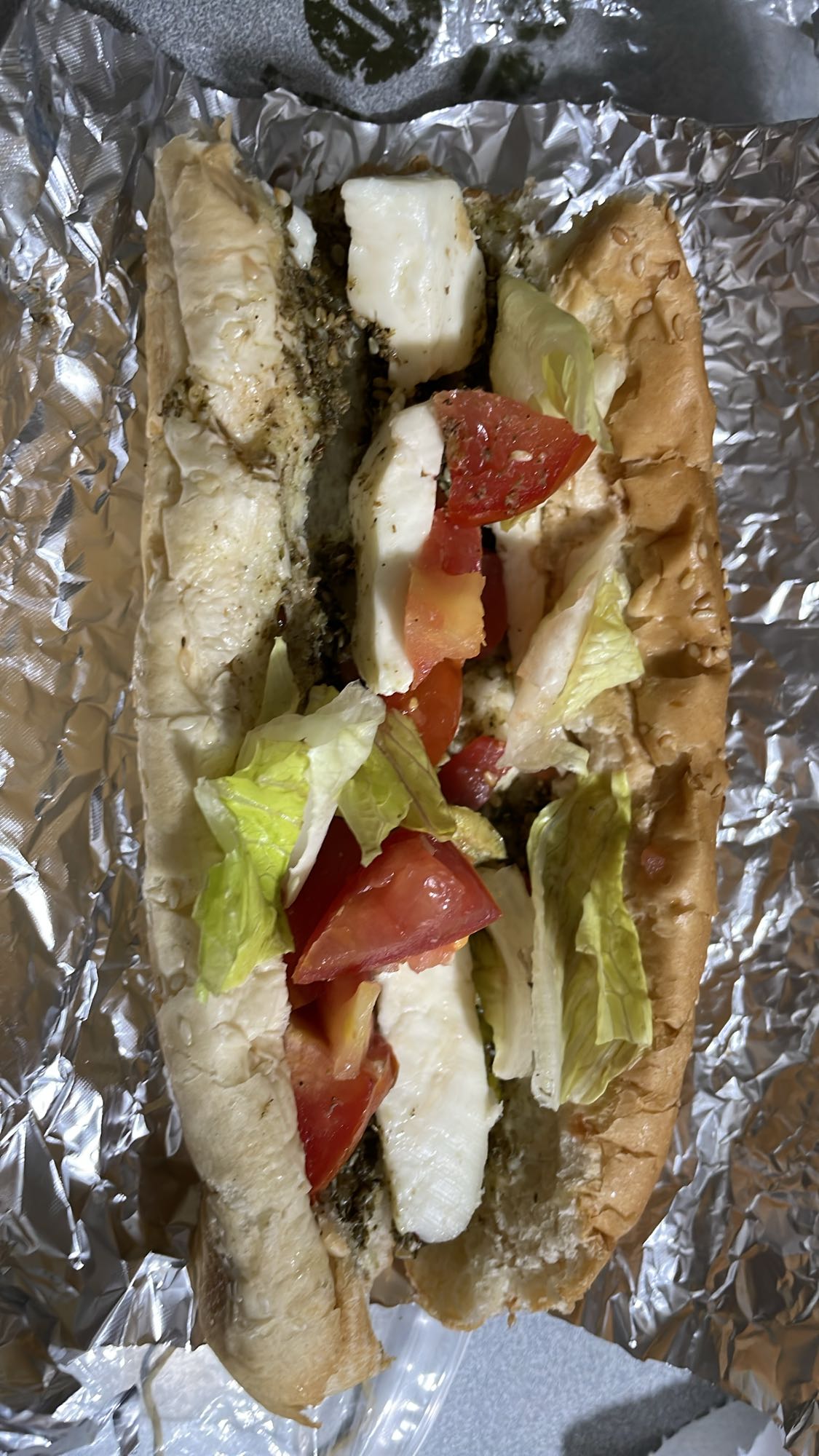 Mozzarella Veggie Sub