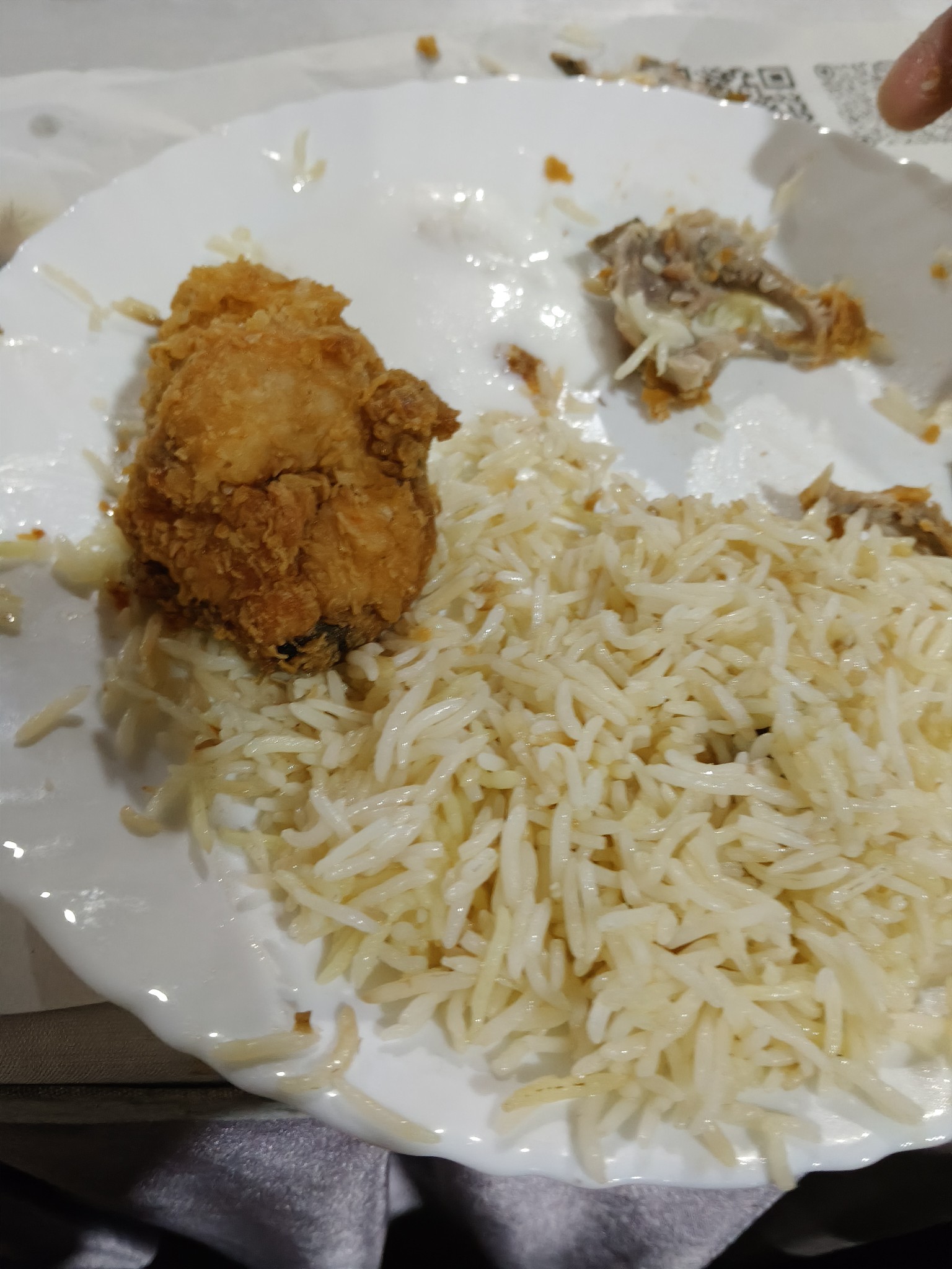 Fried chicken with rice