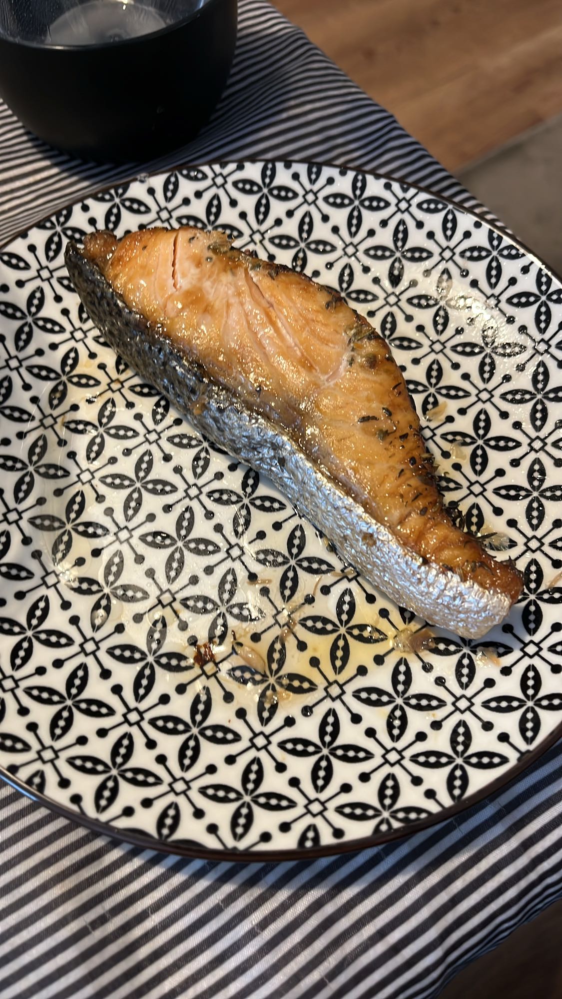 Печена сьомга