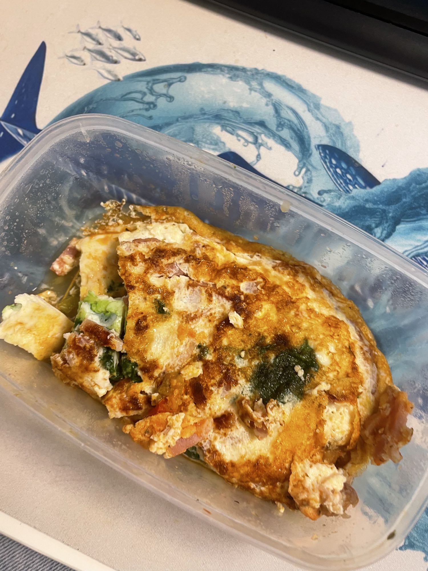 Tortilla con verduras