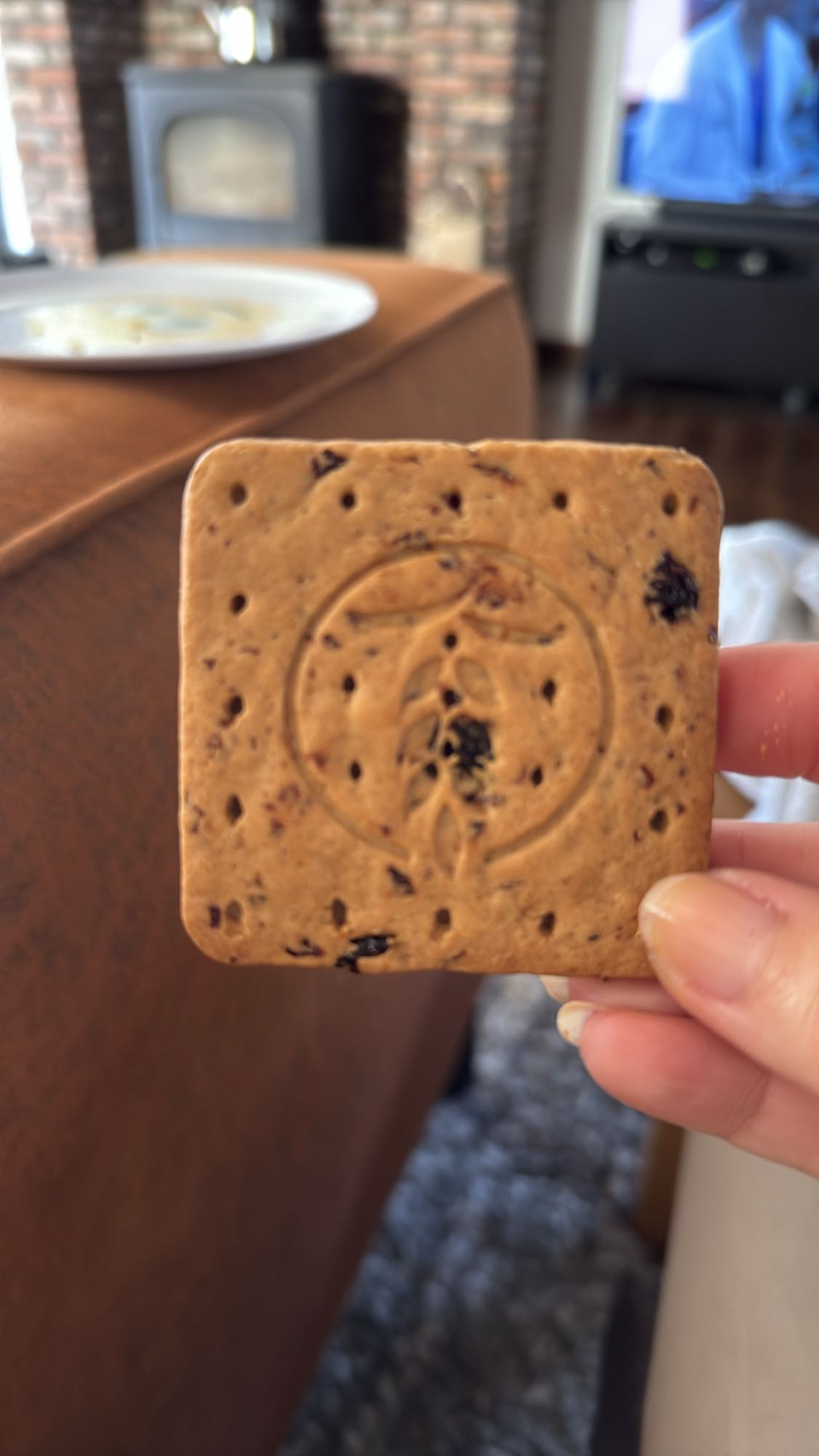 volkoren rozijnenkoekje