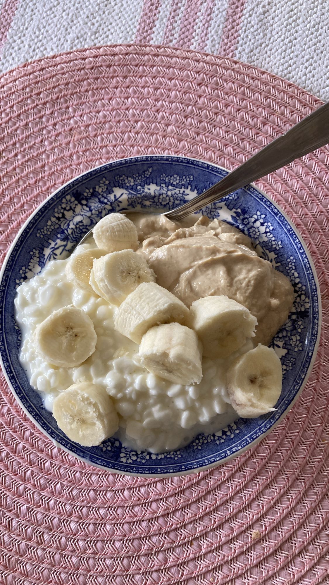 Keso med banan & jordnötssmör