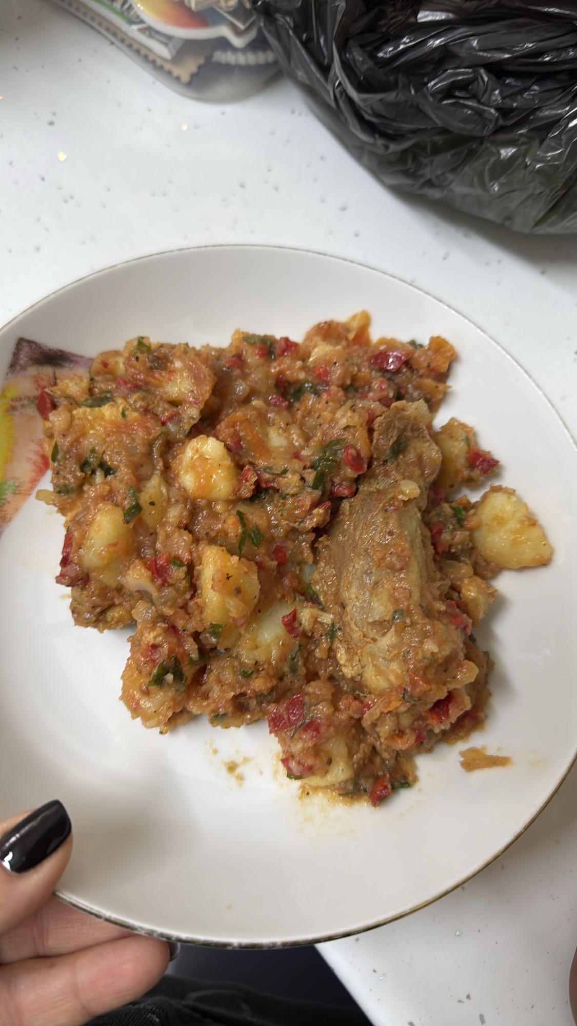 Tocană cu cartofi și carne