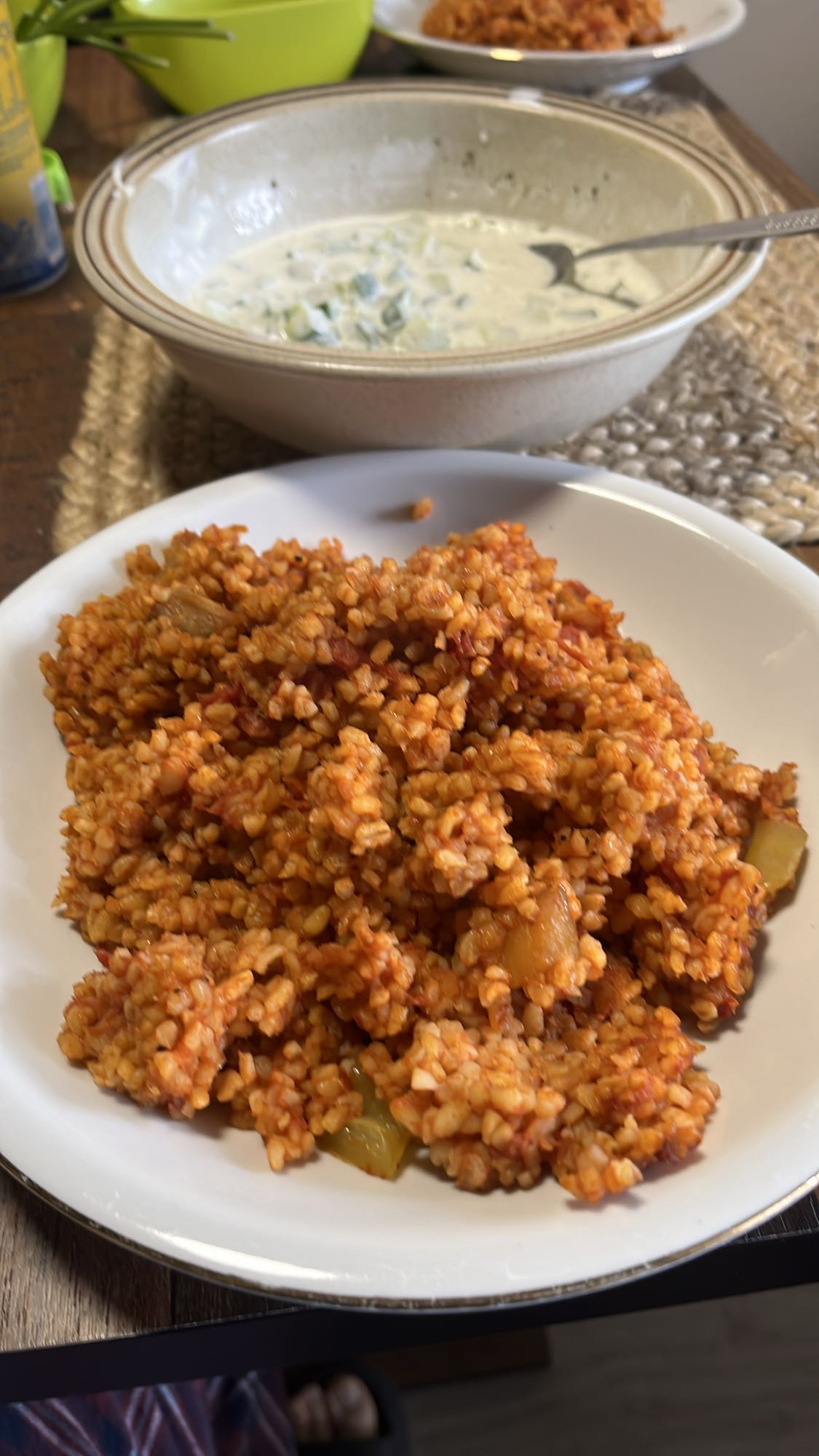 Bulgur Pilavı ve Cacık