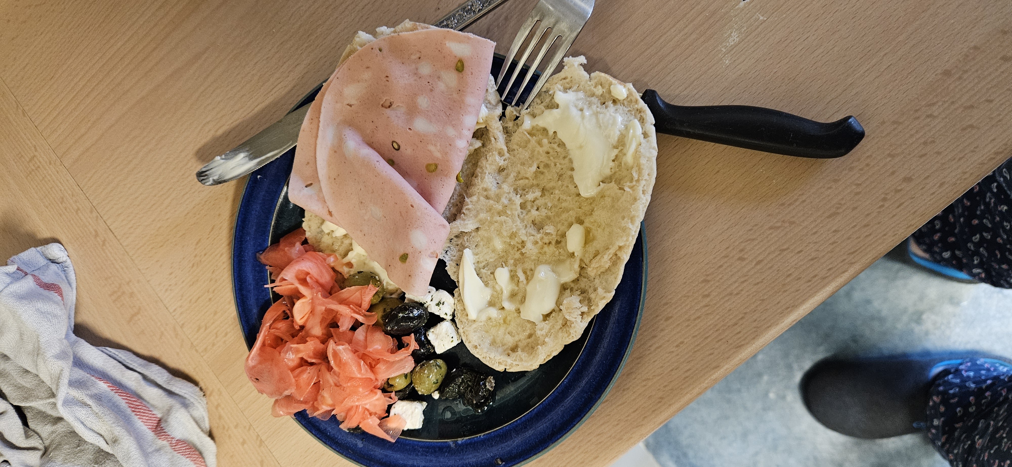 Ham Roll with Pickles