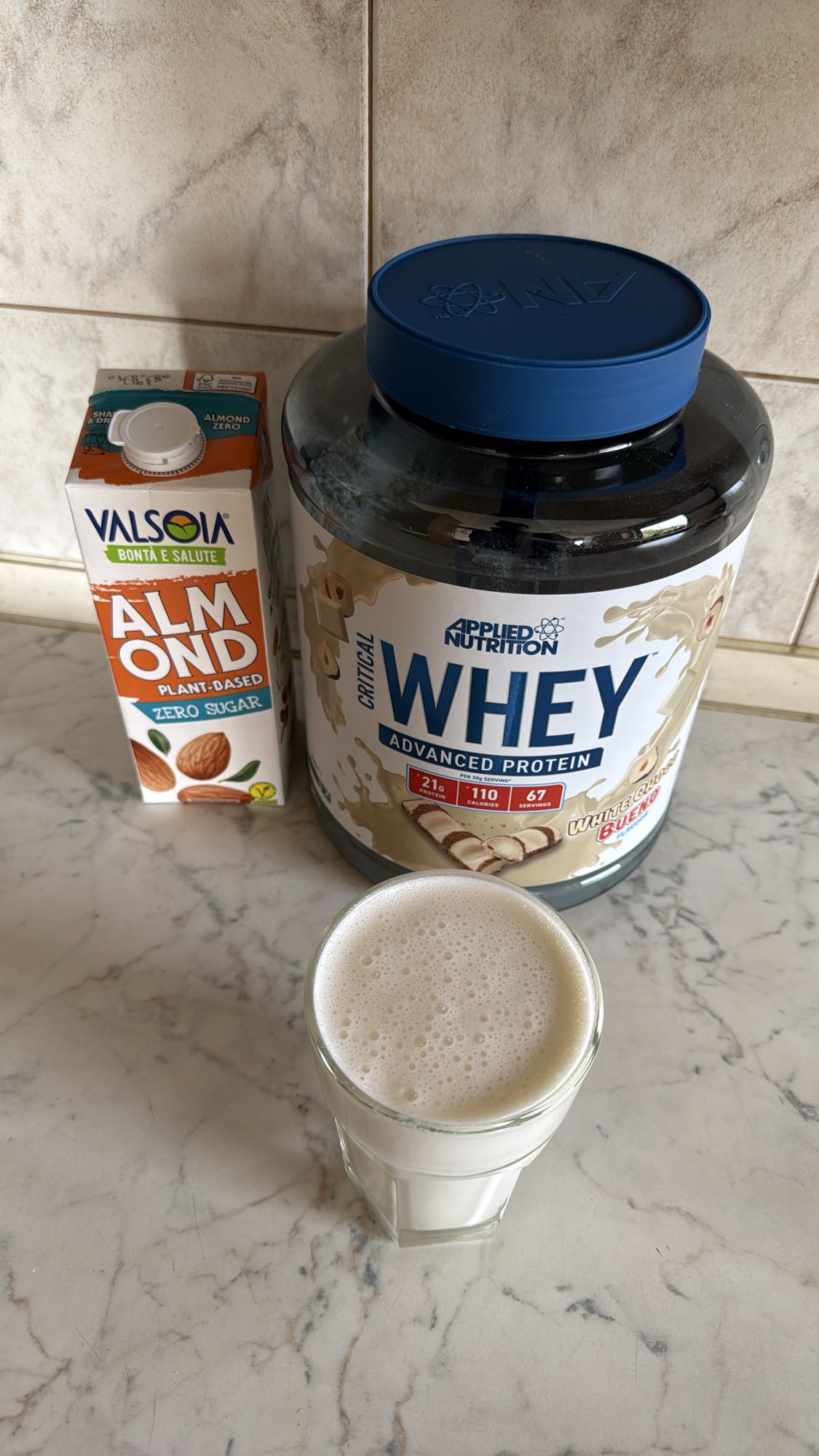 Whey Protein Almond Shake