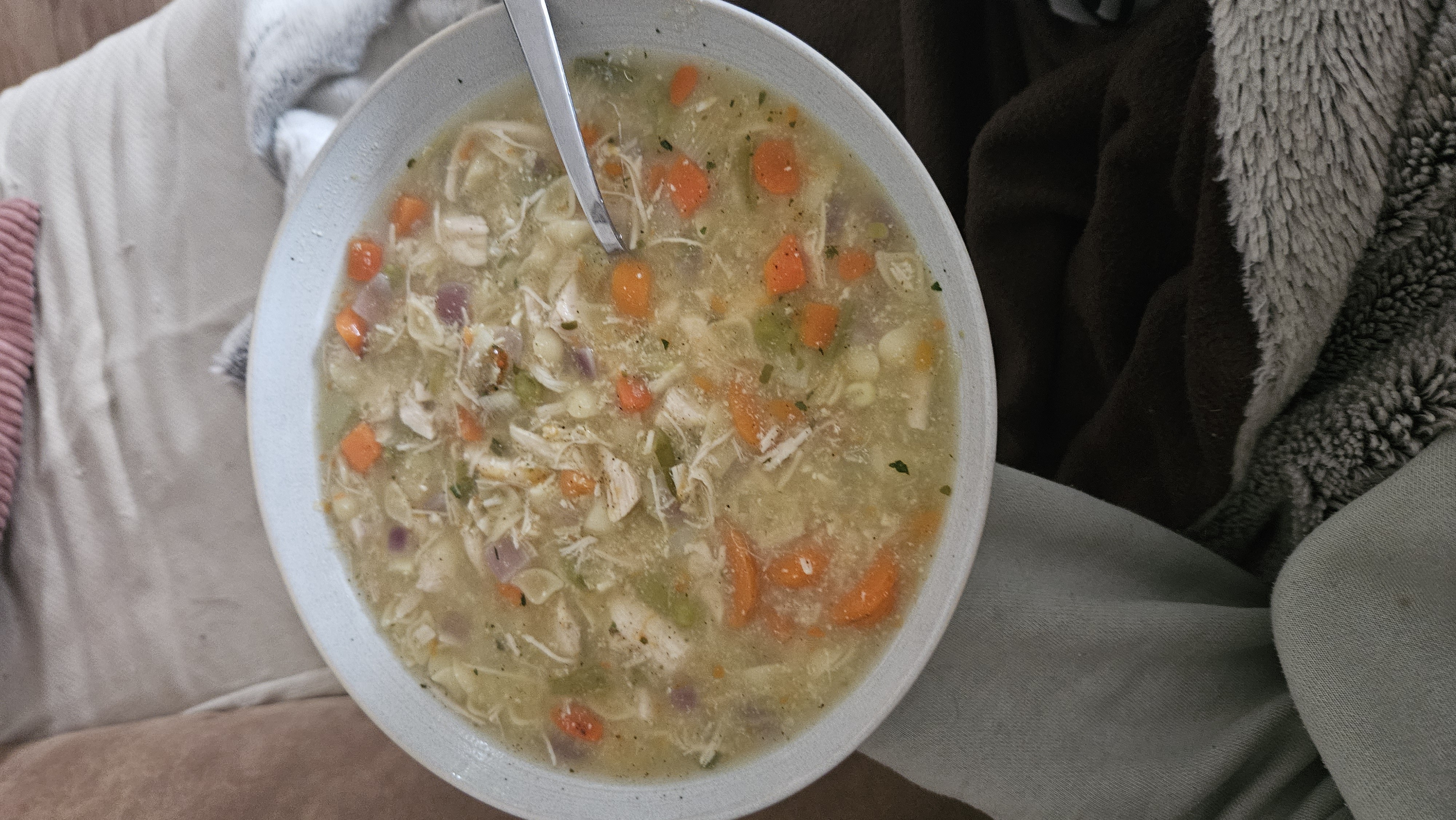 Kippensoep met groenten