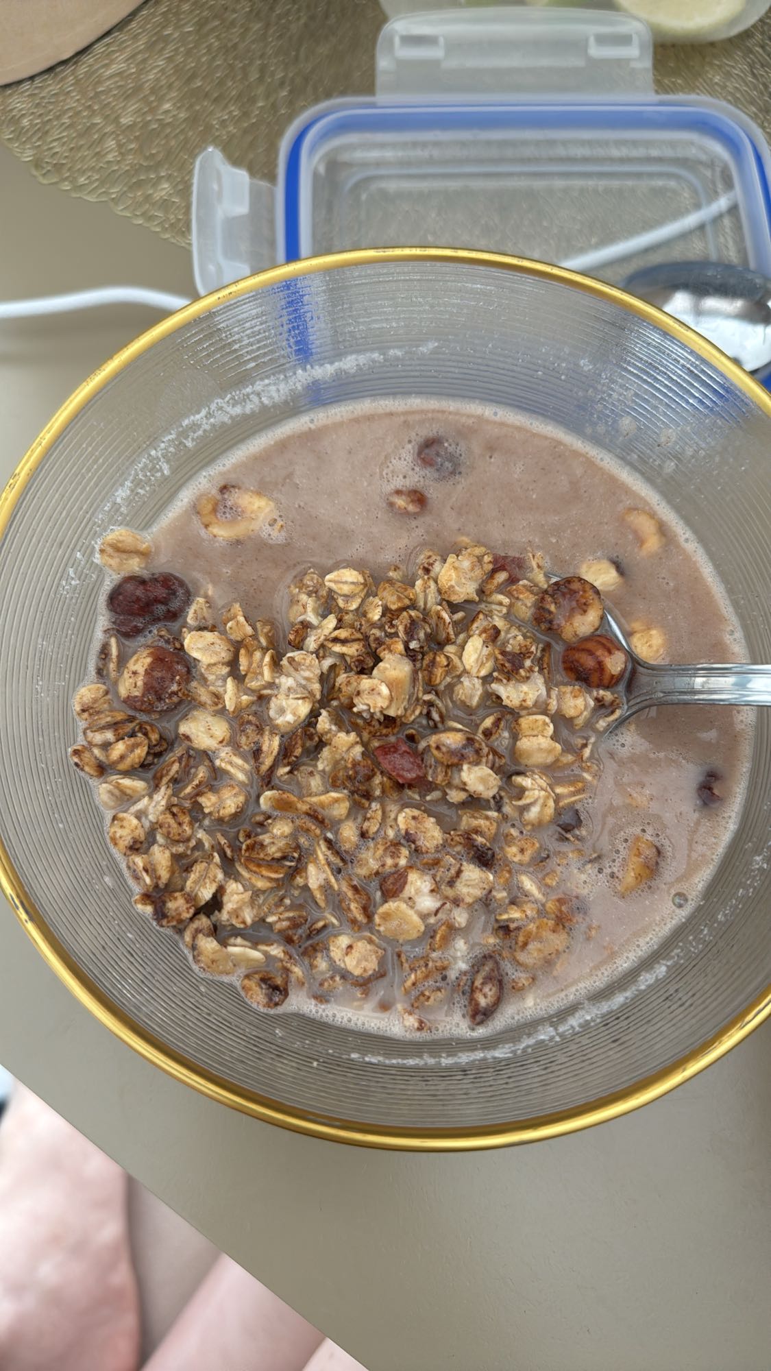 гранола с миндальным молоком