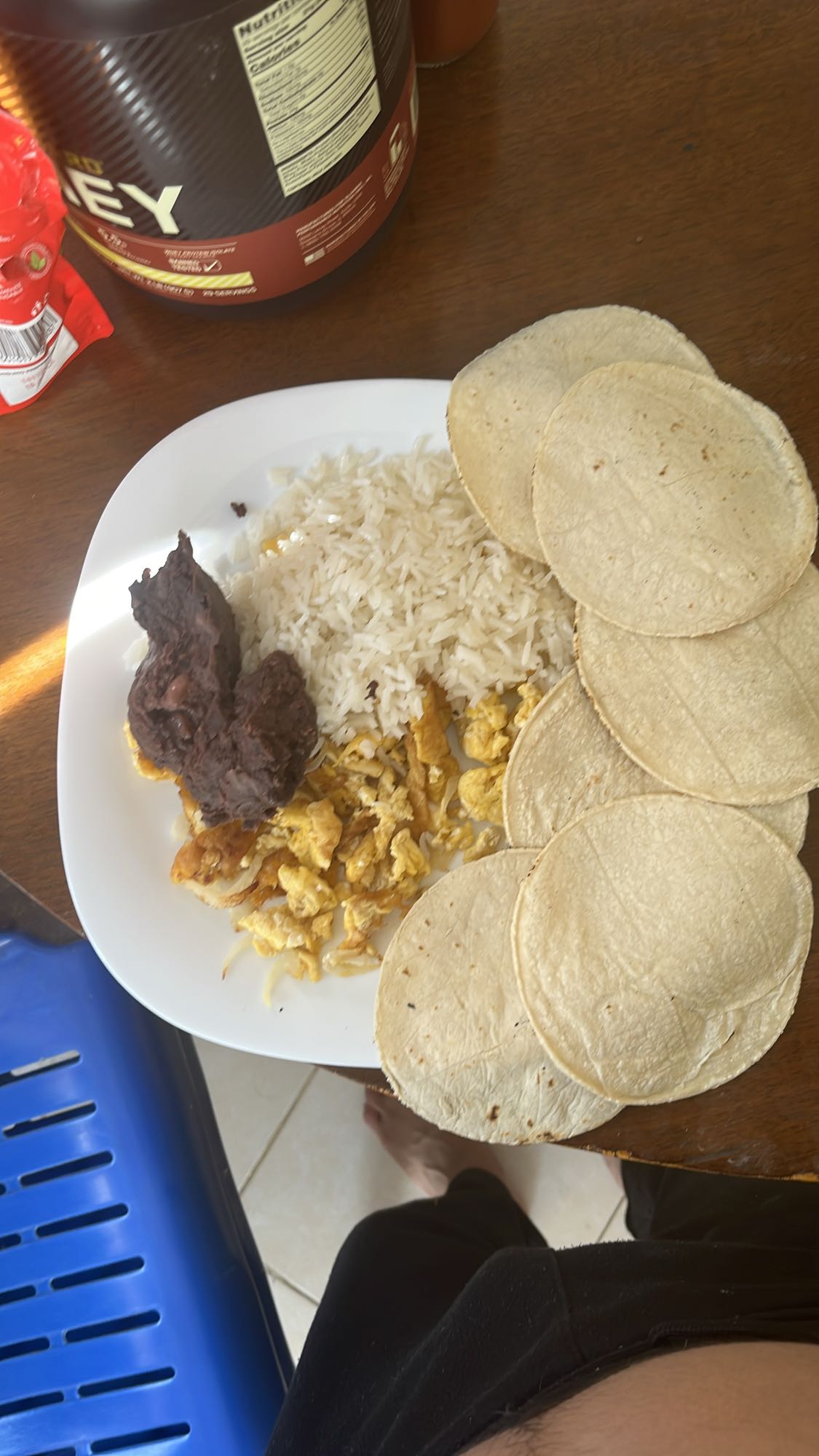 Desayuno mexicano sencillo