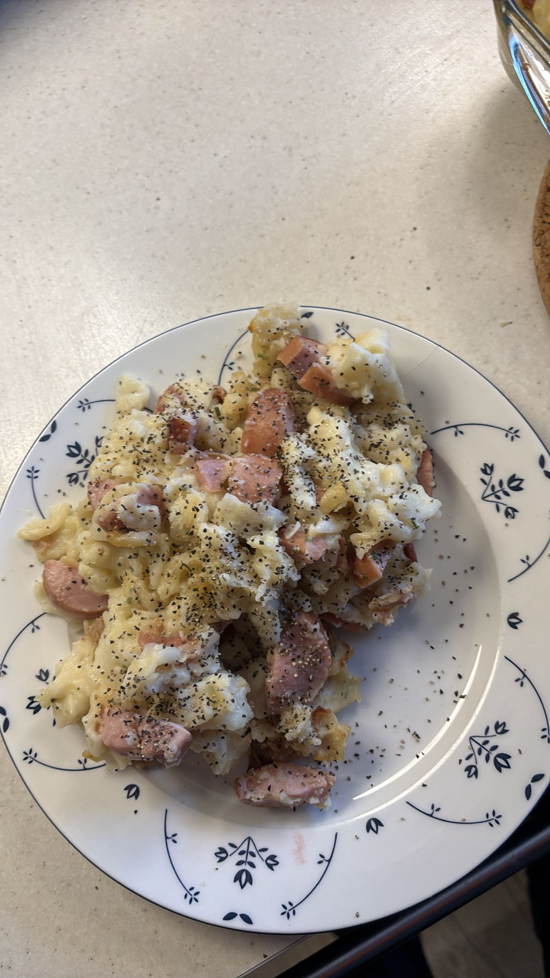 Pølsegrateng med potet