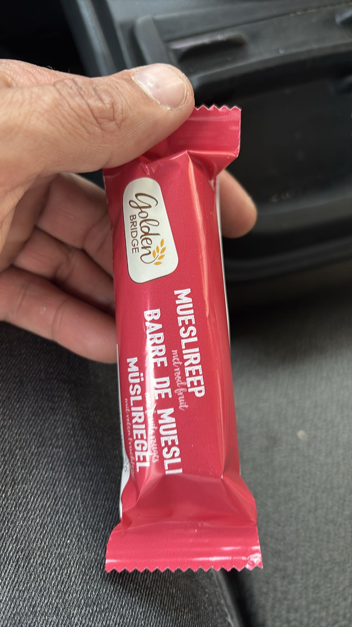 Mueslireep rood fruit