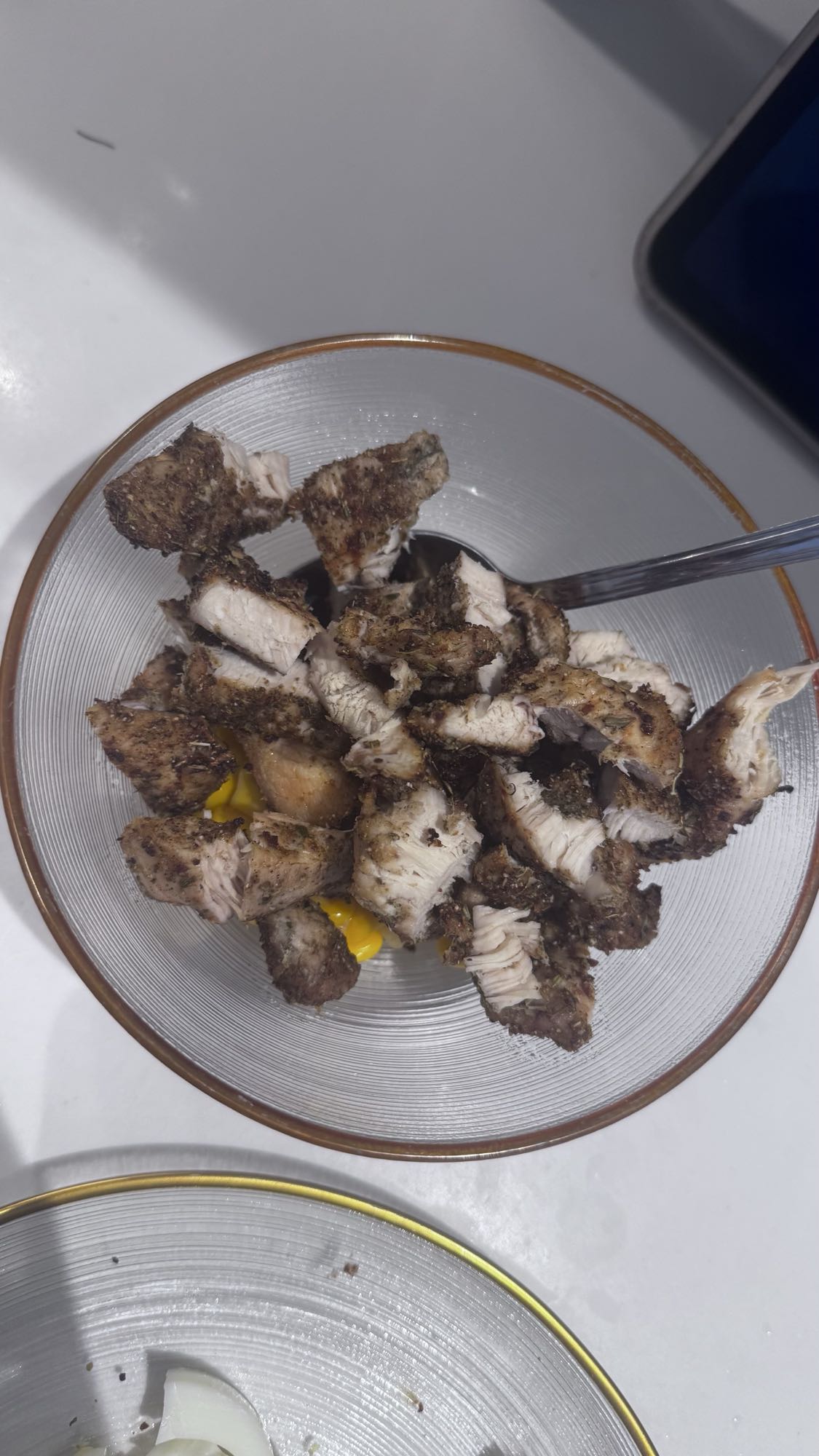 Курица с кукурузой и греческим йогуртом