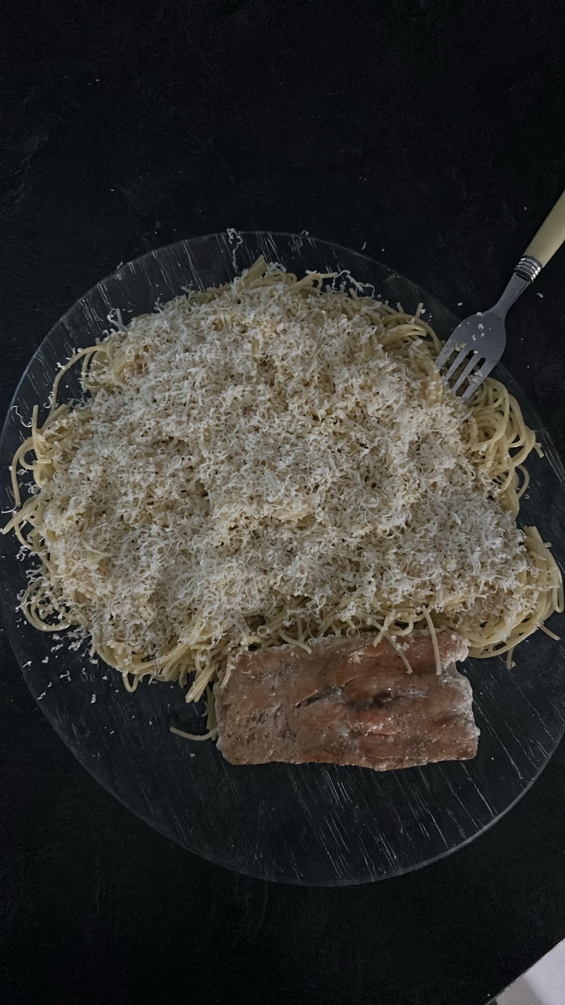 Pâtes au saumon et fromage