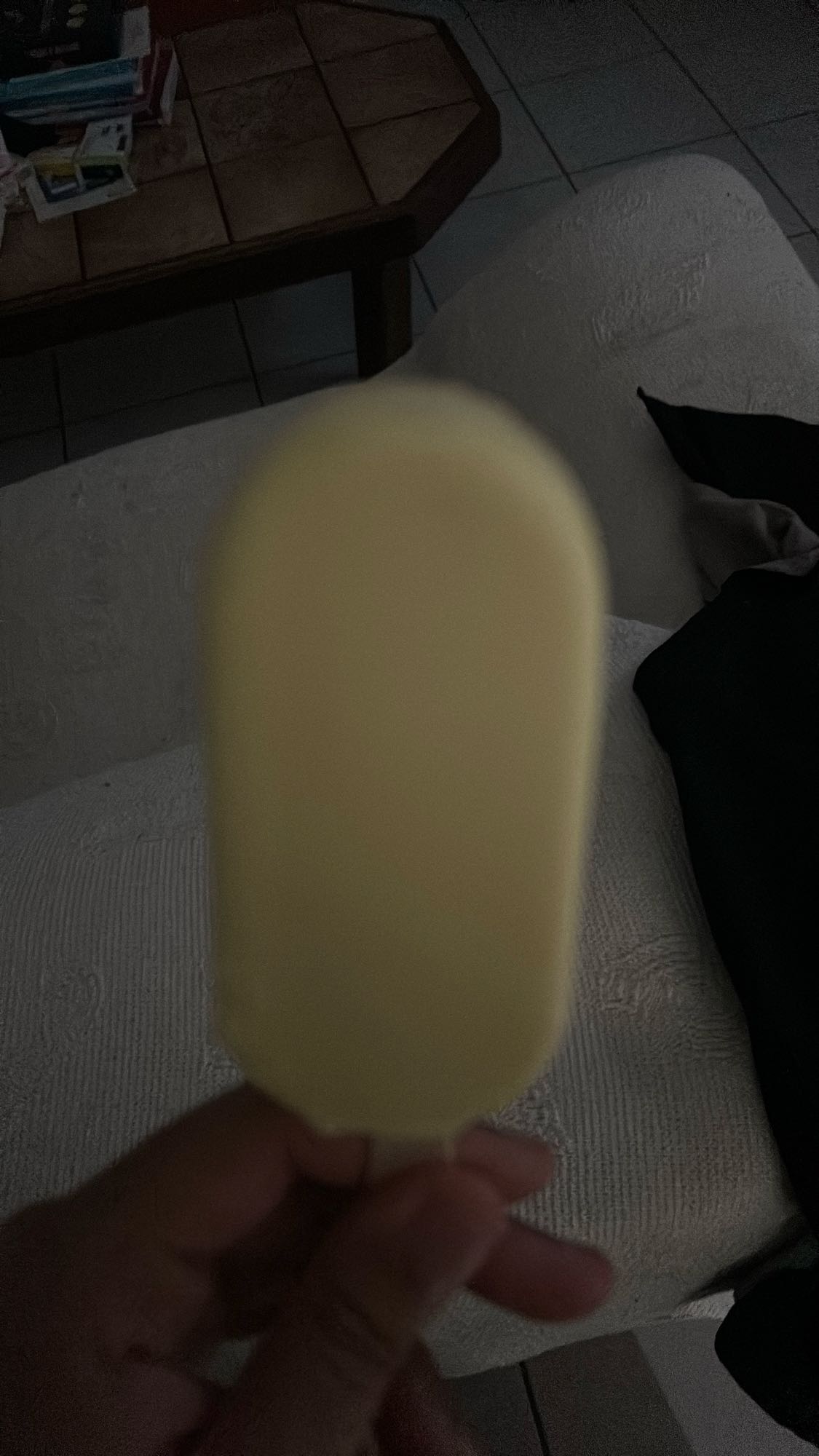 Glace vanille enrobée