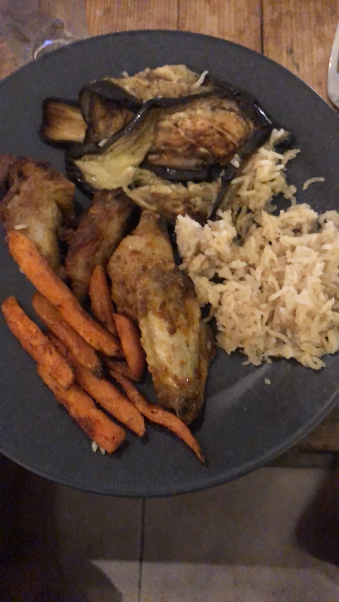 Poulet et légumes rôtis