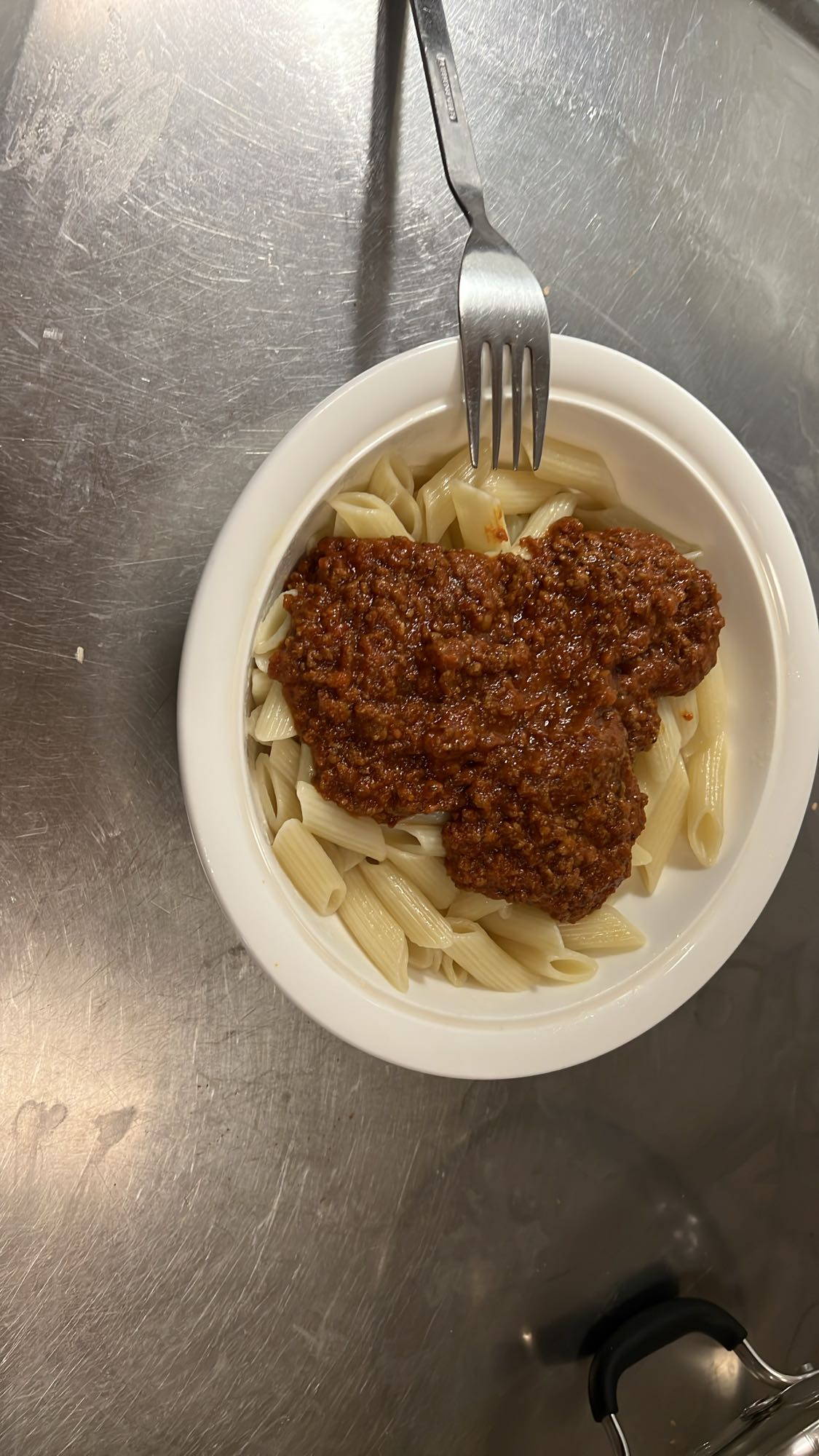 Penne med köttfärssås