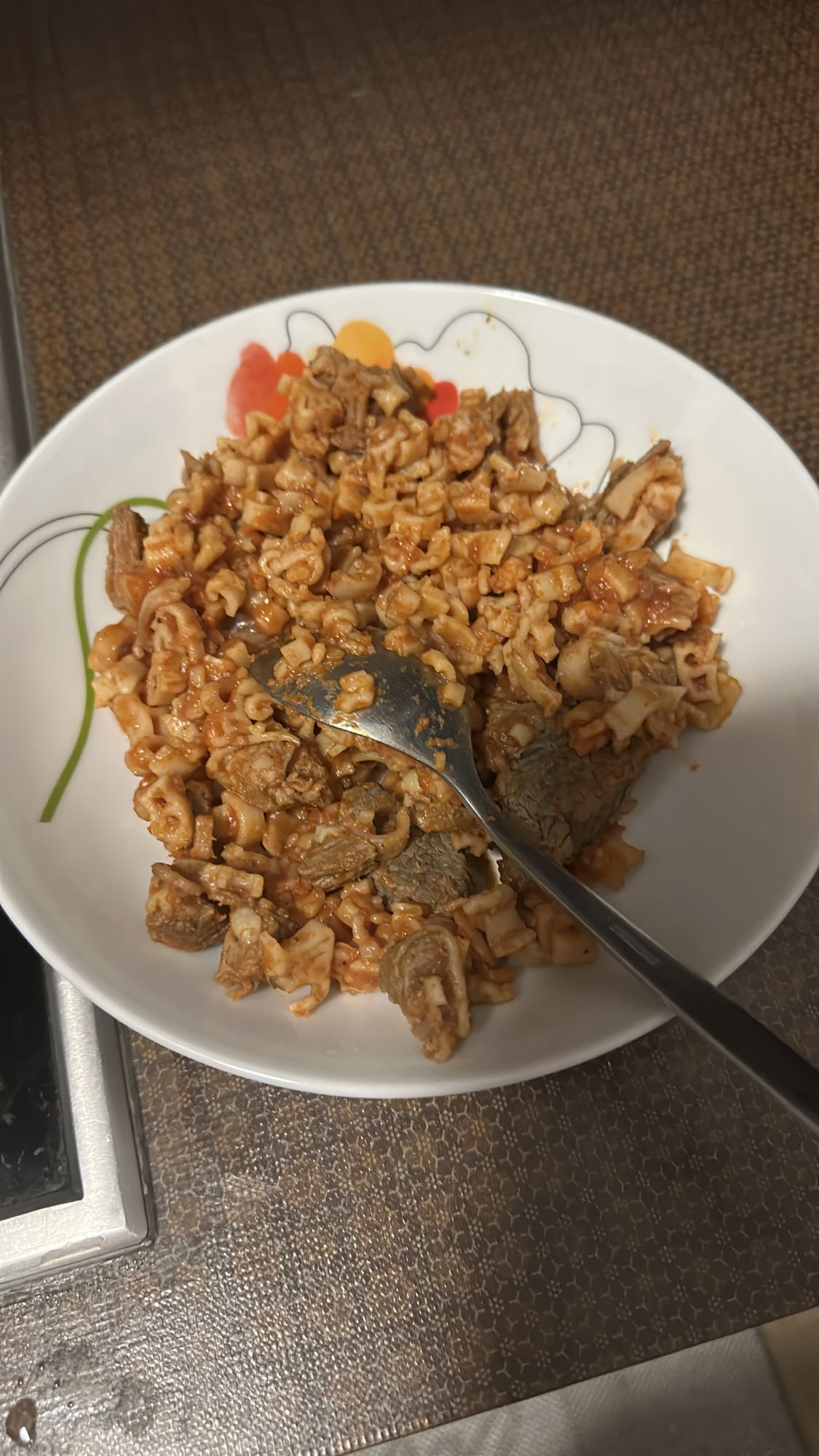 Makarnalı Et Yemeği