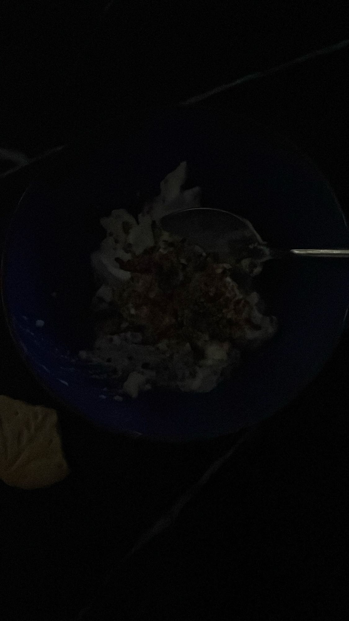 yaourt épicé et biscuit