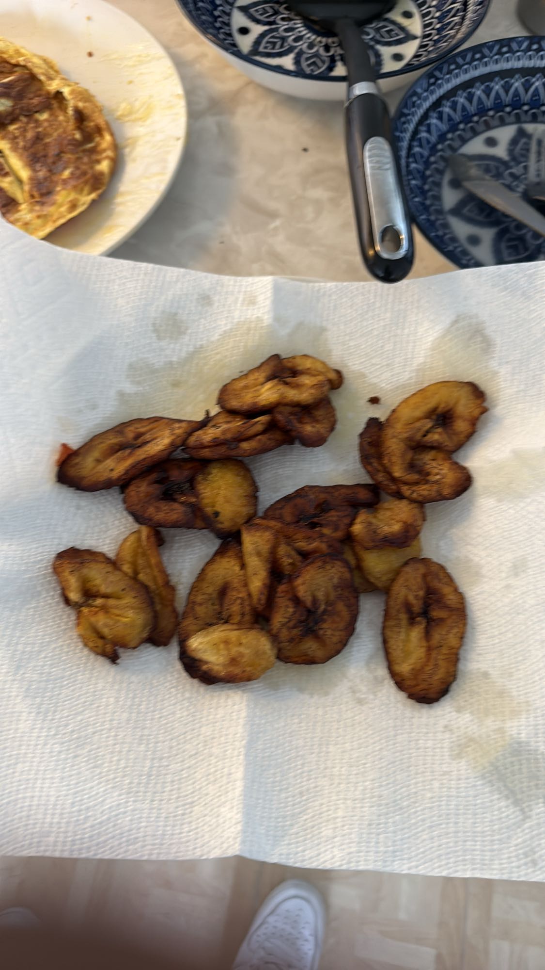 Bananes plantains frites