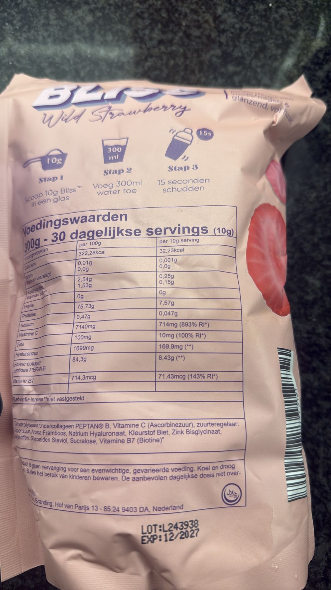 Bliss Wilde Aardbei Shake