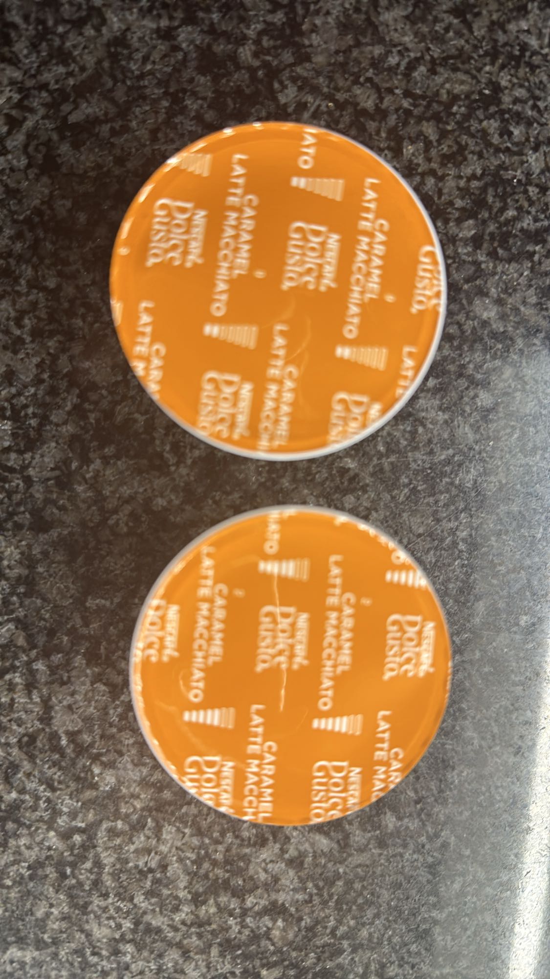 Caramel latte macchiato