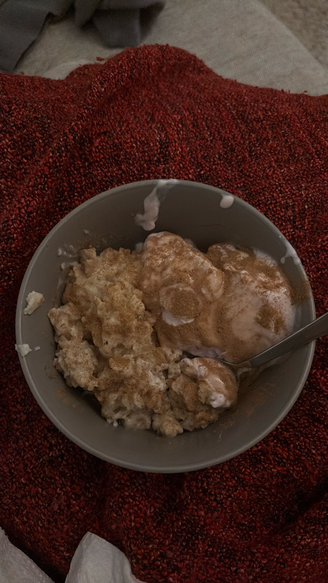 Havregryn med yoghurt