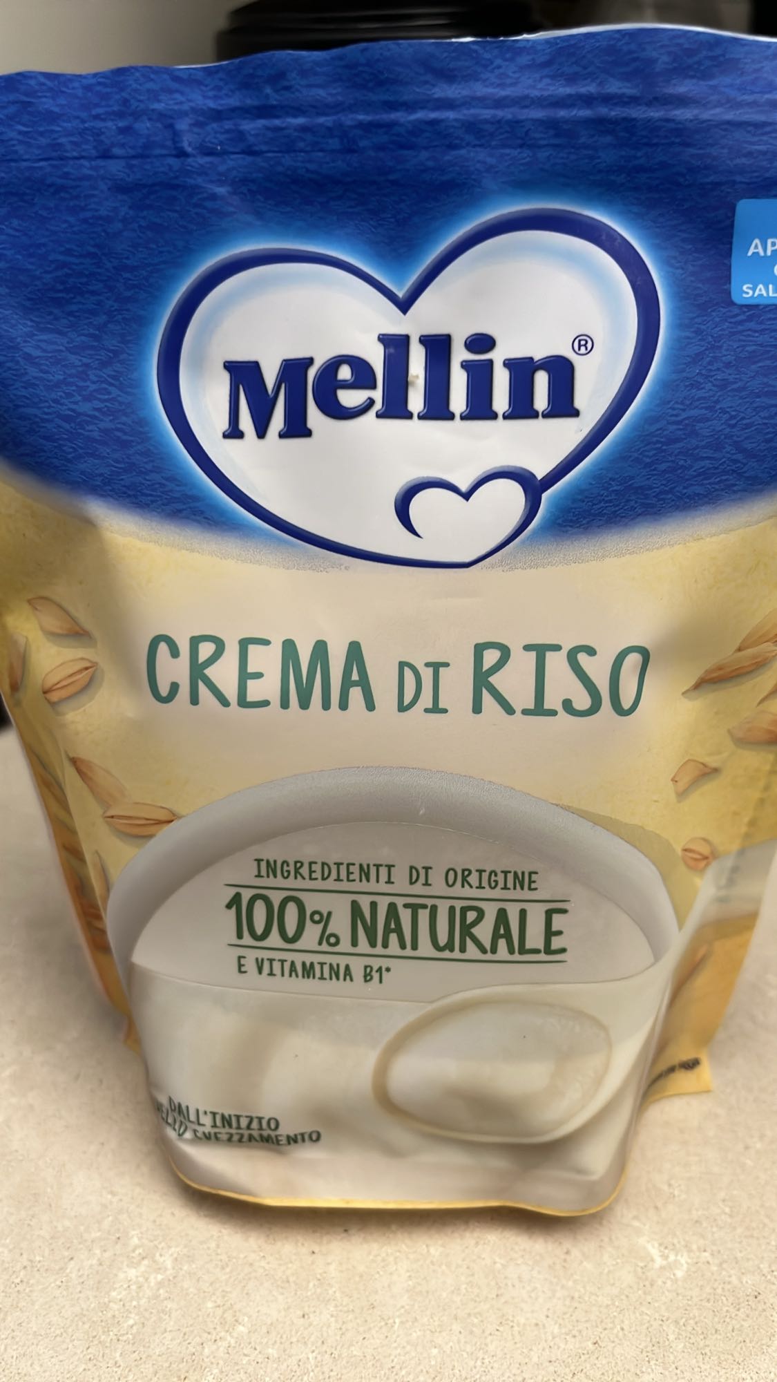 Crema di riso Mellin