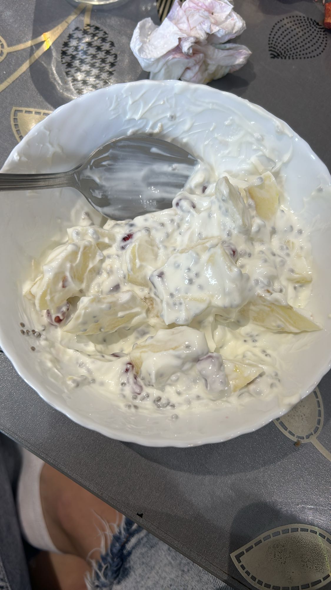 Salade de fruits au yaourt