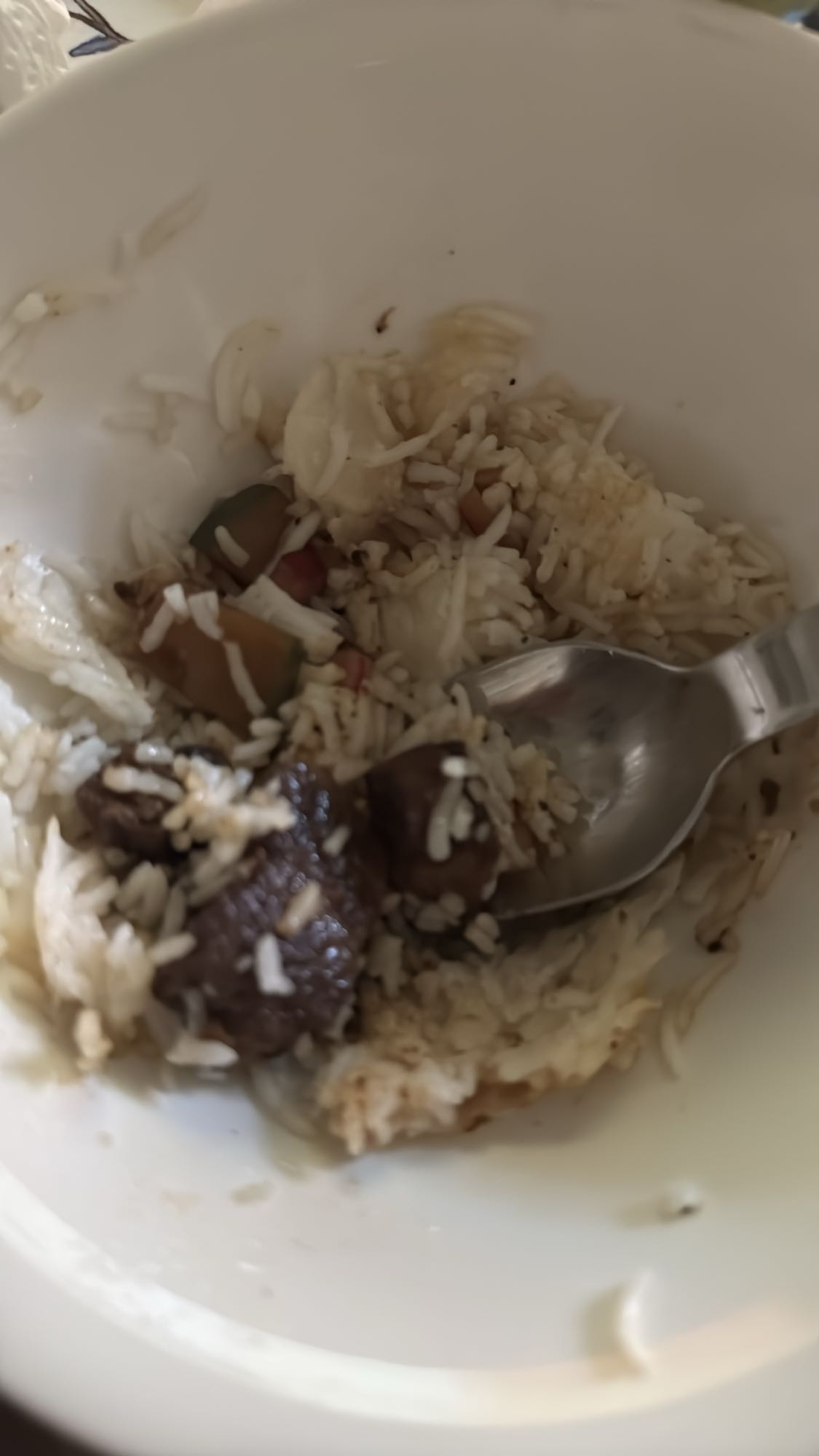 Ris med nötkött och grönsaker