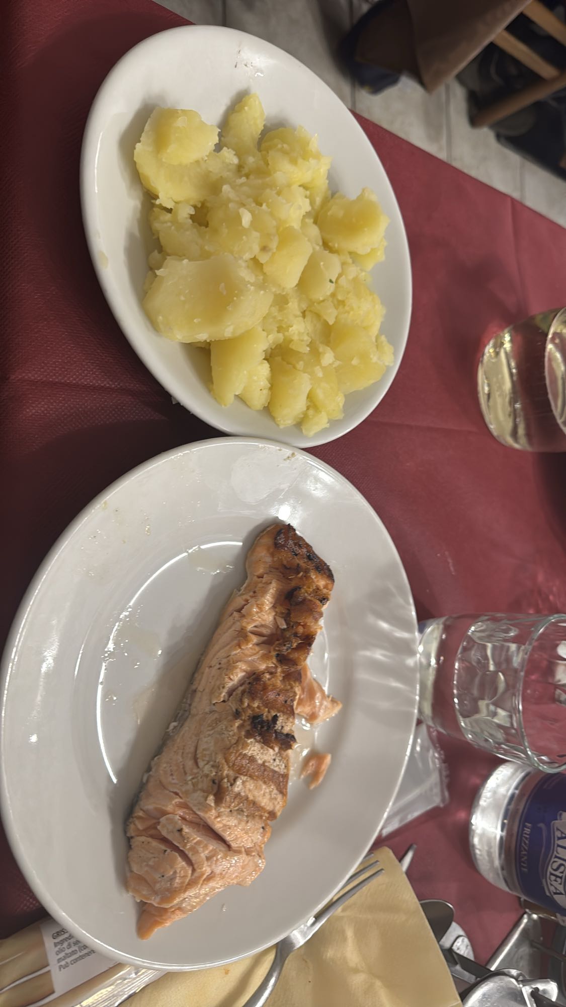 Salmone e patate