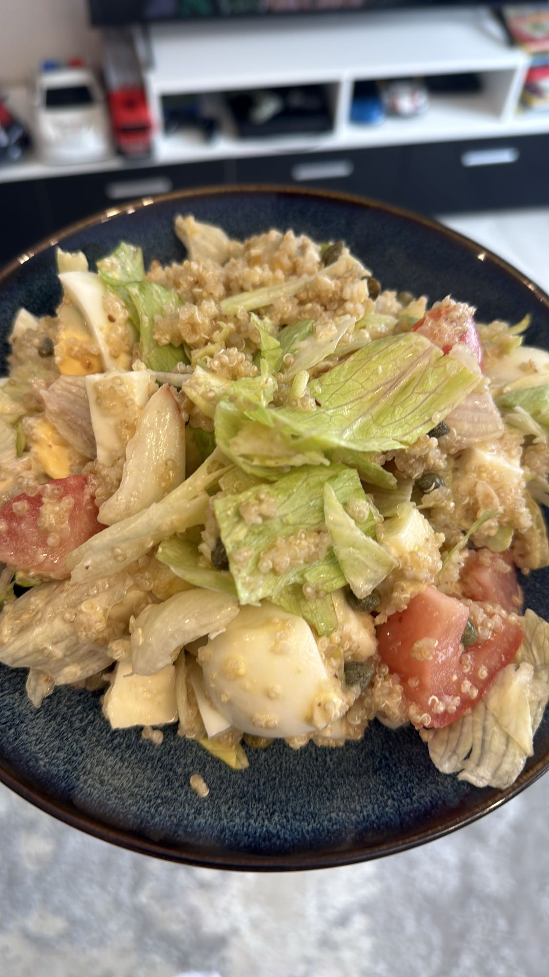 Salade quinoa œuf
