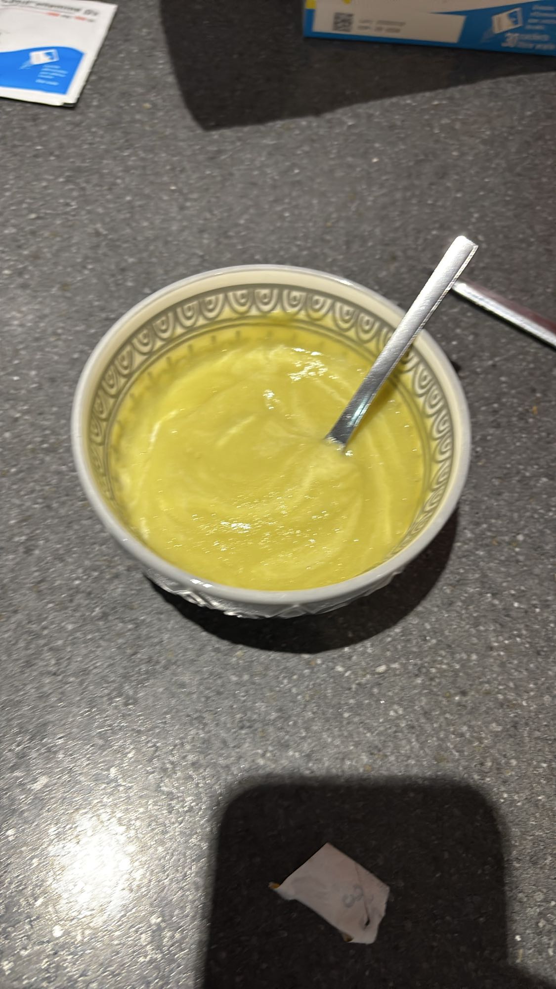 soupe de légumes verts