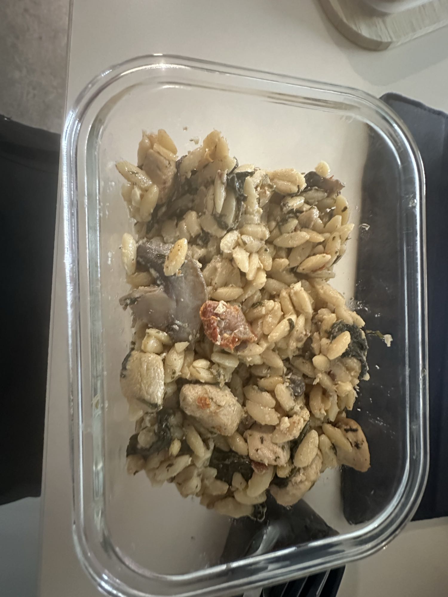 Pâtes orzo au poulet