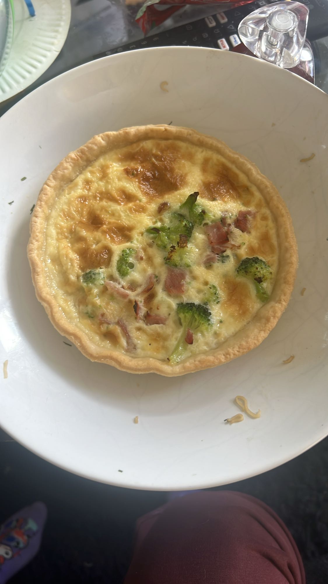 Broccolipaj med skinka