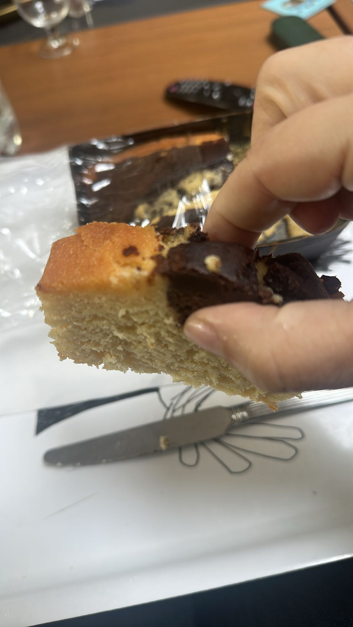 Marble Cake Slice