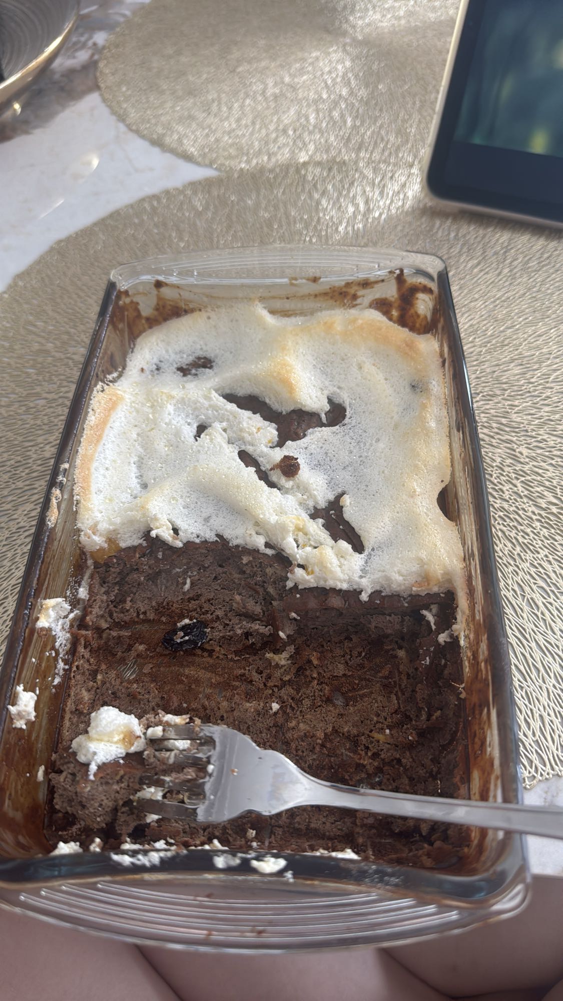 шоколадный пудинг