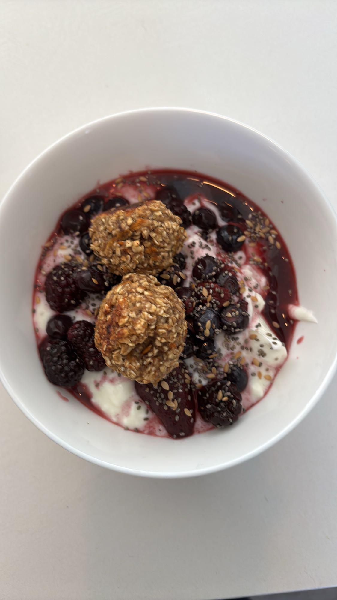 Yaourt aux fruits rouges