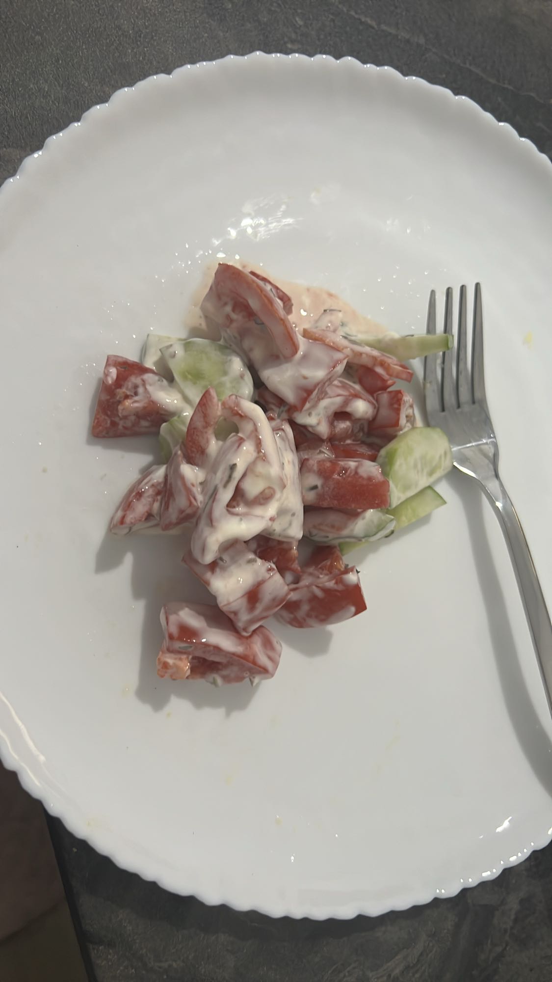 պղպեղ վարունգ մածունով