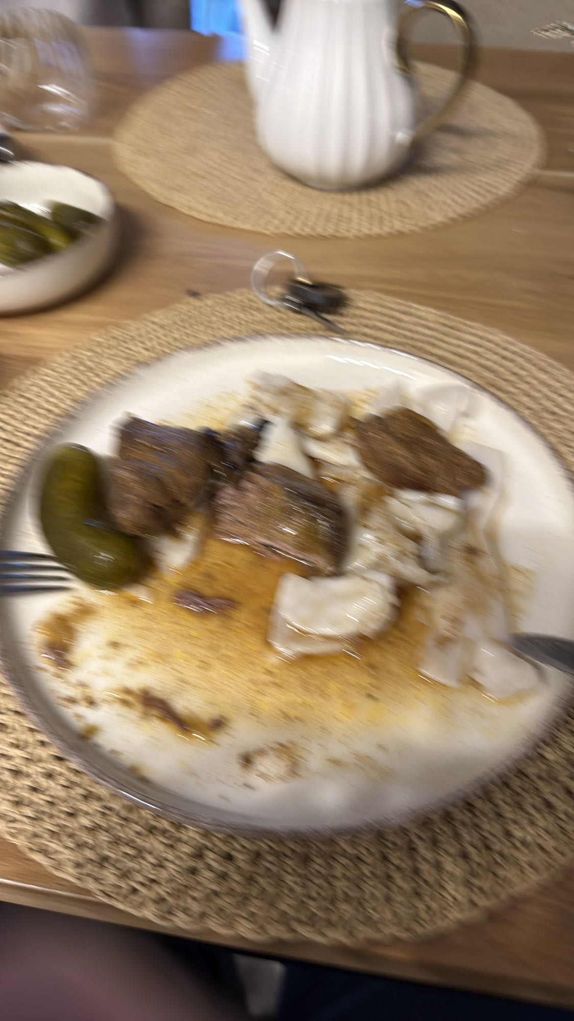 Wołowina z kluskami