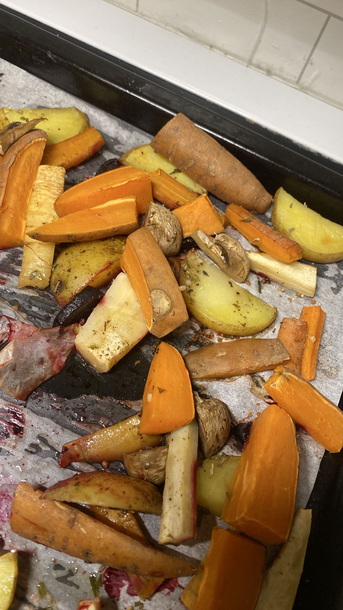 Ugnsrostade rotfrukter