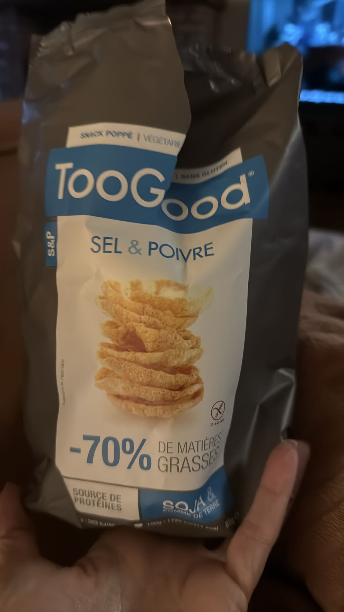 Soja chips zout & peper