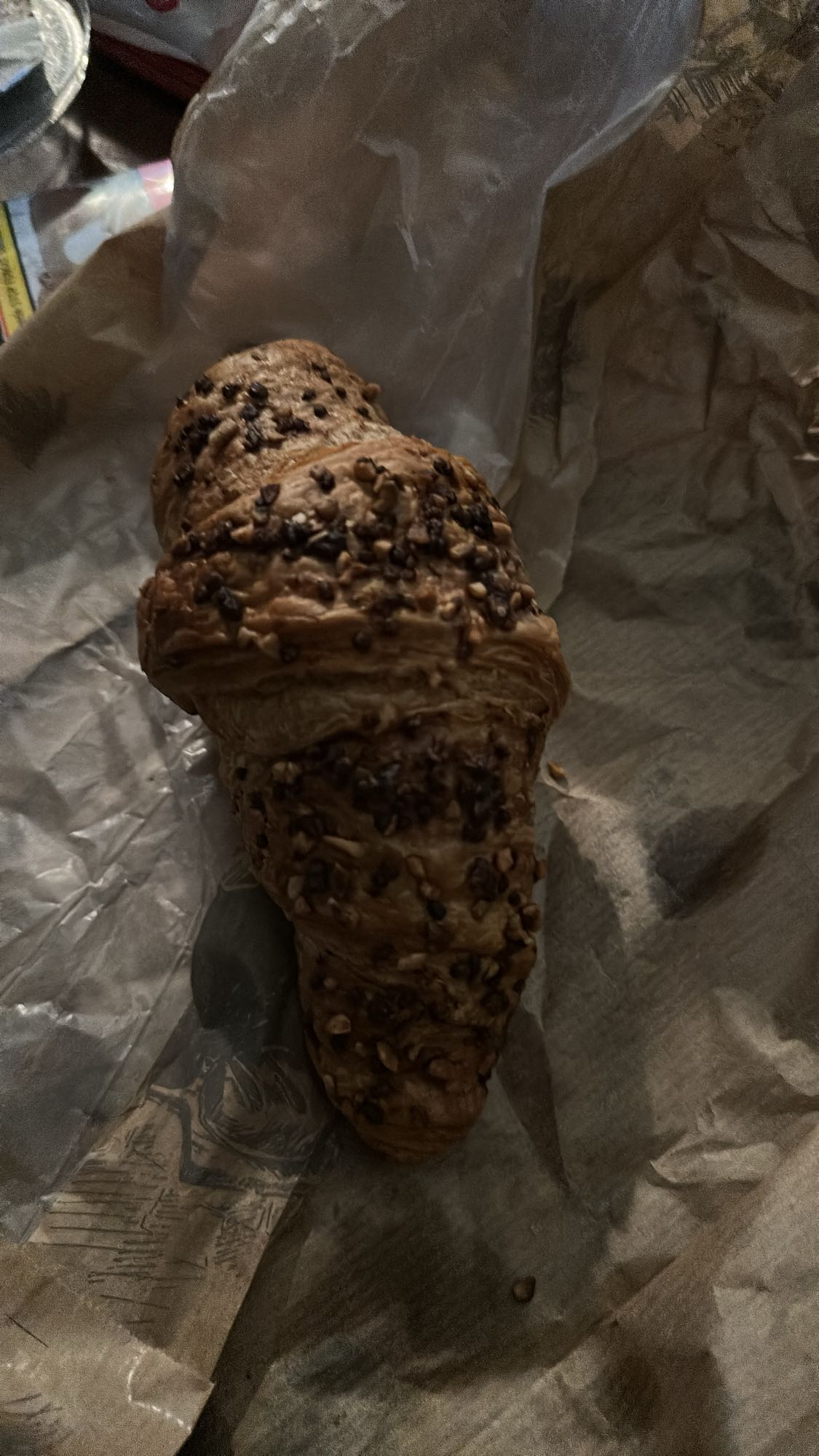 Croissant cu ciocolată