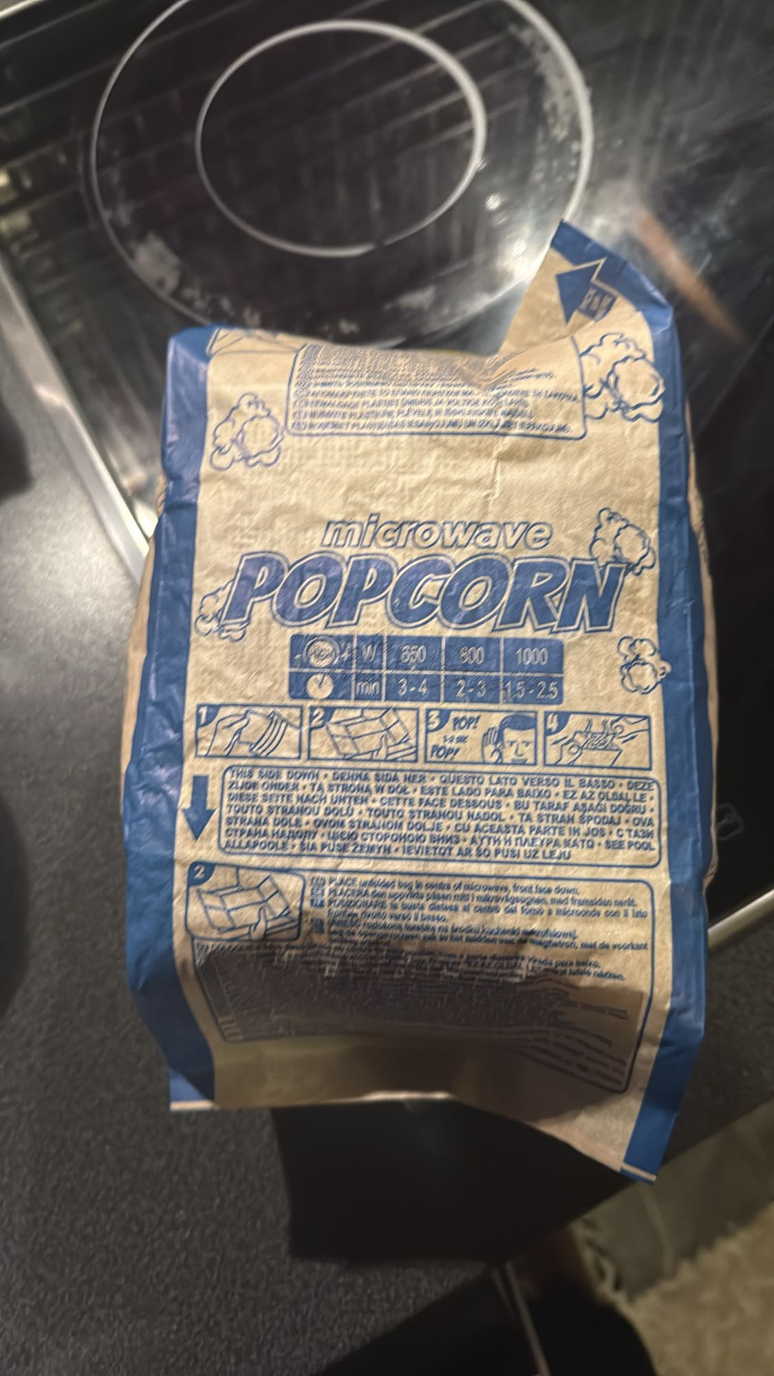 Mikrovågspopcorn