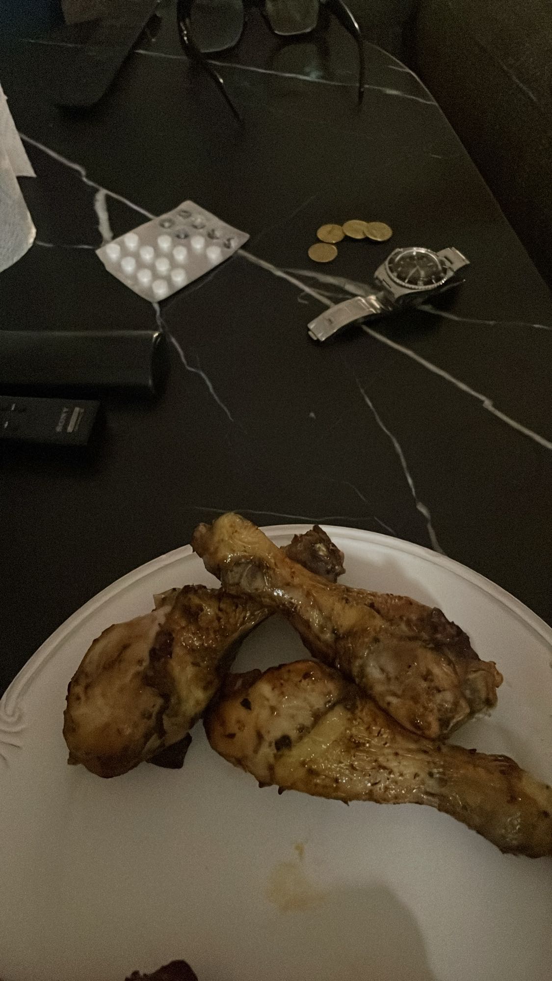 Pilons de poulet grillés