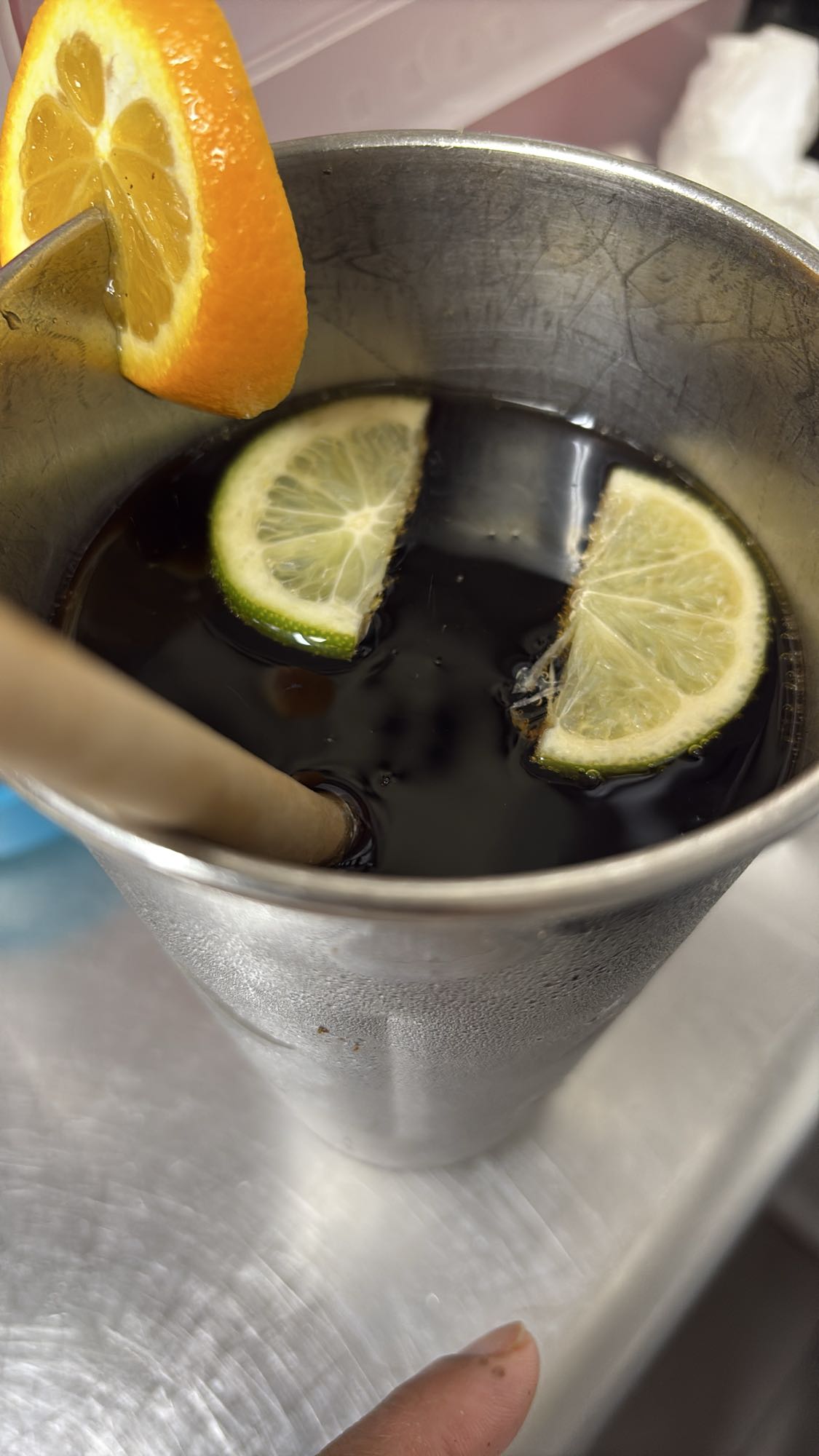 refresco con cítricos