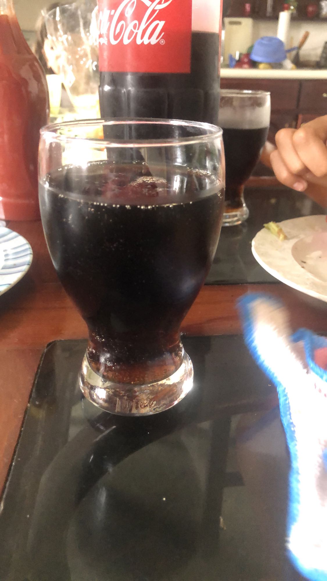 vaso de refresco cola