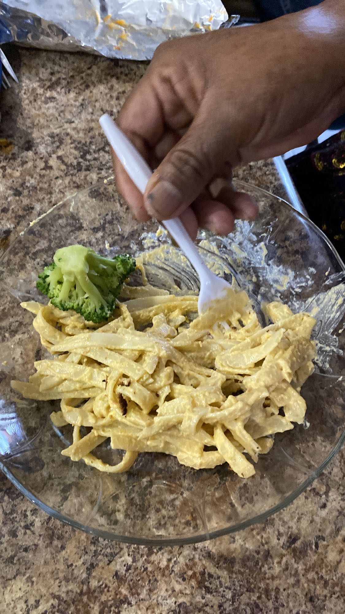 pasta cremosa con brócoli